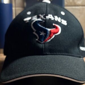 Black Houston Texans Cap with Logo One Size Fits All Wool